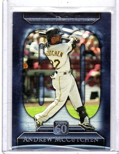 2011 Topps 60 Series 2 Andrew Mccutchen  Card #67 - Pittsburgh Pirates